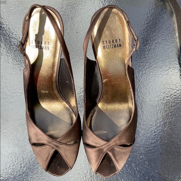 Stuart Weitzman open toe heel shoe - Picture 7 of 7
